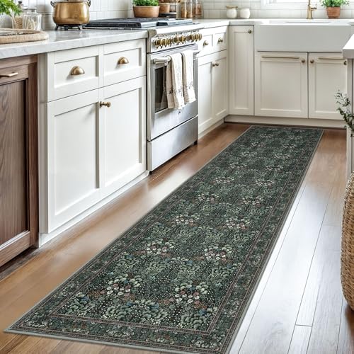 SIILOOM 2x8 Washable Runner Rug, Non Slip Soft Area Rug - Image 3