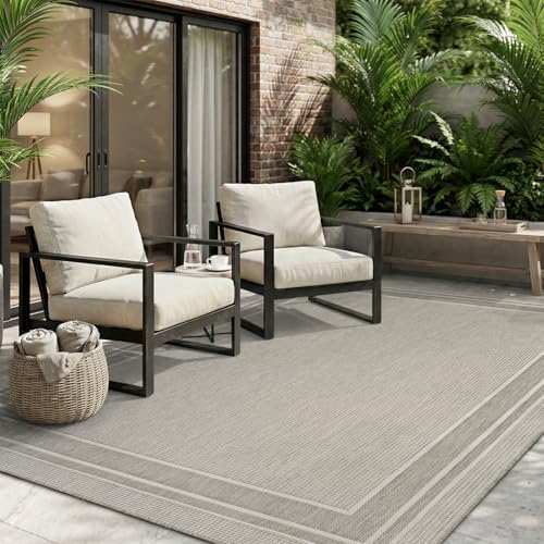 MontVoo-Outdoor Rug-Patio Rug 5x7 ft Polypropylene Indoor Outdoor Rugs Outdoor by MontVoo