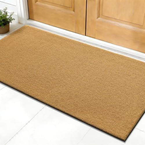 OLANLY Front Door Mat 47x23, Low Profile Doormat by OLANLY