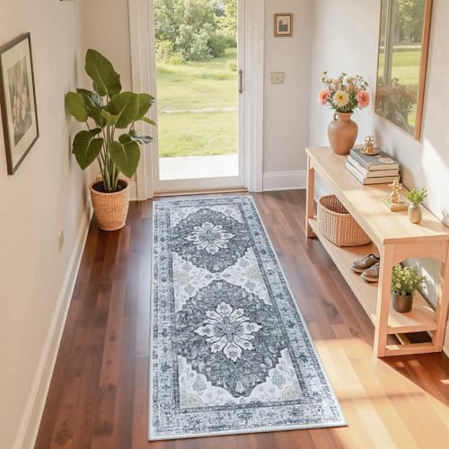 RELEANY Washable Area Rug, Runner 2'x6' - Image 3