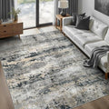 pmtsns Area Rugs 6x9 for Living Room: Washable Rug Modern Abstract Neutral Soft by pmtsns