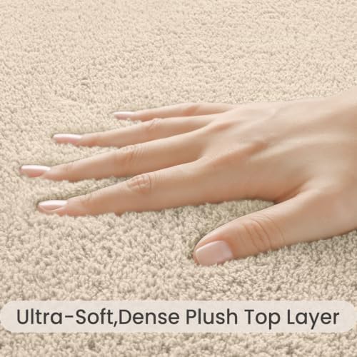 Sour Lemon 10x14 Area Rugs for Living Room Bedroom, Large Carpet Rug Beige - Image 2