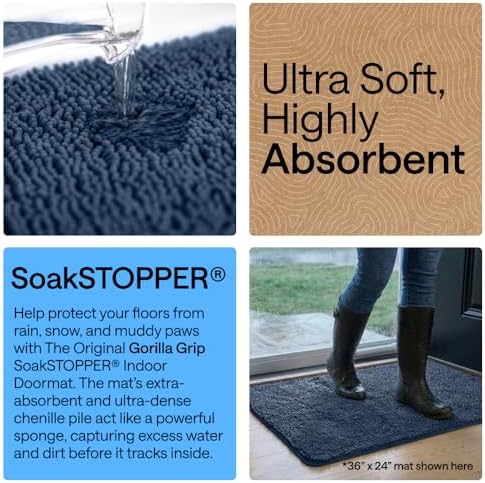GORILLA GRIP SoakSTOPPER Indoor Door Mat - Image 4