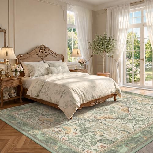 Boho Dining Room Rugs for Under Table 9x12 - Image 3