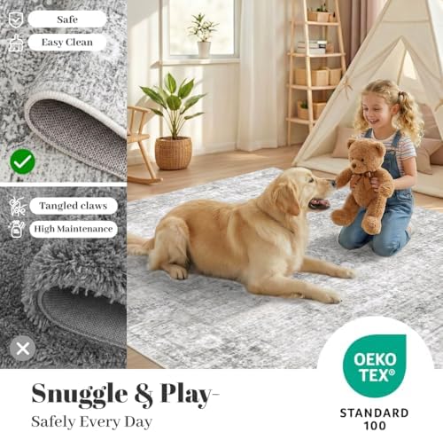 Homemate Washable Rug 2x6 Area Rugs - Image 6