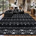 SERISSA 9x12 Washable Non-Slip Boho Area Rug by SERISSAHomeDecorCollection