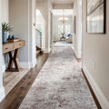 3x16 Washable Runner Rug: Long Modern Abstract Carpet by Puino