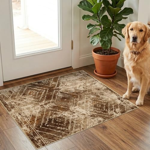 BESTSWEETIE 2'x3' Washable Samll Rug by BESTSWEETIE