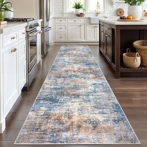 IOHOUZE Abstract Runner Rug 3x12 Ft Washable Runners - Image 3