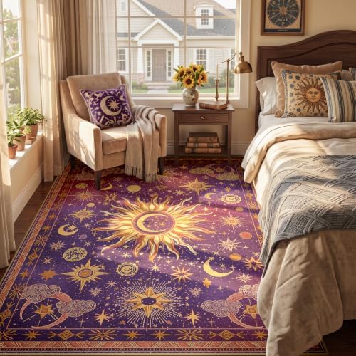 Vacuum-Friendly, 5x7 Washable Area Rug - Image 2