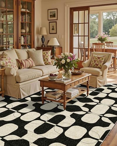 8x10 Area Rugs for Living Room Modern Washable Rug - Image 2