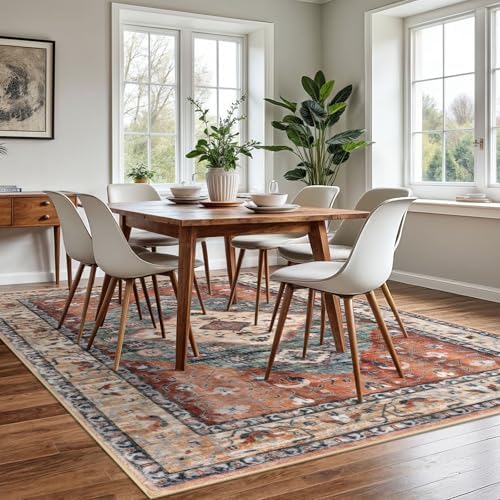 KOZYFLY Boho Area Rug 6x9 Ft Thin Rugs - Image 3