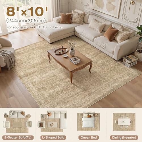 Nakagishi Neutral 8x10 Area Rugs - Image 5