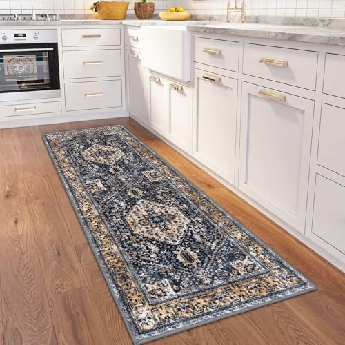 KOZYFLY Runners for Hallways 2x6 Ft Washable Kitchen Runner Rug Boho Runner Rug - Image 2