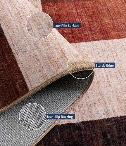 YIHOUSE Modern Geometric Patchwork Rugs - Image 5
