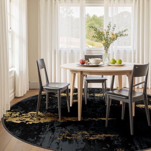 RELEANY Washable Round 8ft Area Rug - Image 2