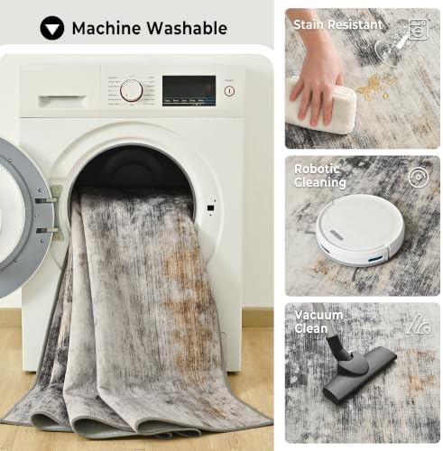 Toneed Washable 5x8 Area Rug - Image 7