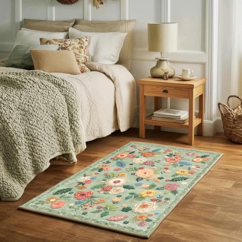 3x5 Bedroom Area Rug Washable: Throw Rugs - Image 3