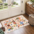 Beige Washable 2x3 Entry Rug, Small Rugs by WelcometoBabovid
