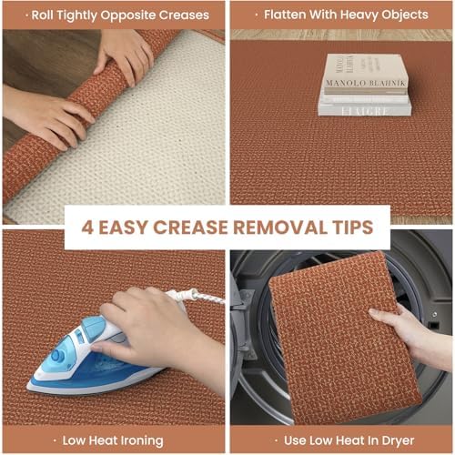 IOHOUZE Washable Runner Rug 2.6x12 Non Slip Rubber Backed Extra Long Hallway - Image 6
