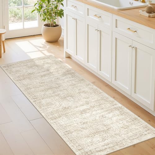 2x5 Rug Runners for Hallways Non Slip, Kitchen Rugs by Restydon