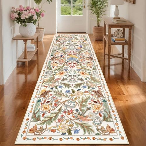 nesrt Boho Bird Runner Rug 3x10Ft by nesrt