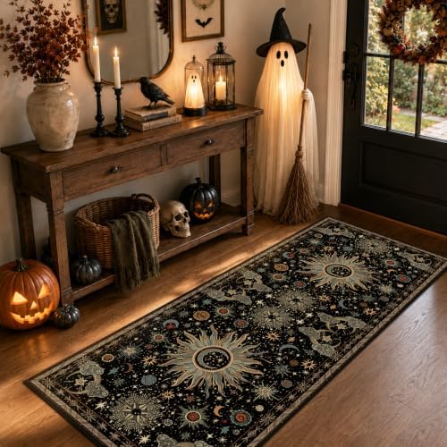 Vacuum-Friendly, 2x6 Washable Area Rug by meejou
