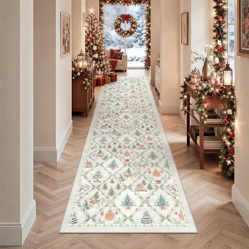 Christmas Runner Rug 2x8 for Hallway - Image 5