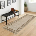 Garvee Kitchen Runner Rug 2x6 Checkered Border Rugs by Garvee