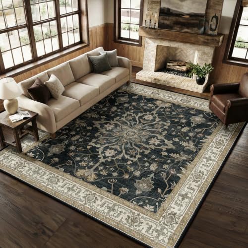 RELEANY Washable Area Rug, Square 10'x10' - Image 2