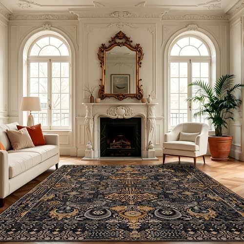 Ruaruarug Washable Area Rug 8×10 Ultra Soft by Ruaruarug