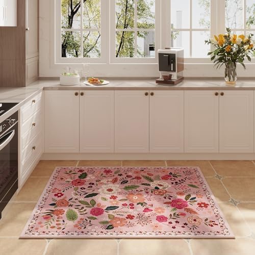 Rugcomf Door Mat 2x3 Area Rug Washable - Image 5