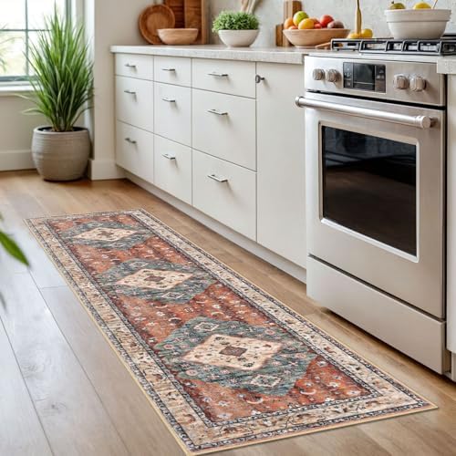 KOZYFLY Runners for Hallways 2x7 Ft Washable Kitchen Runner Rug Boho Runner Rug - Image 3
