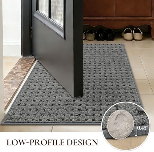 Door Mat Indoor Entrance 32"x48", Non-Slip Entryway Rugs - Image 5
