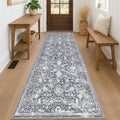 KILOCOCO Hallway Runner 2.6x8 Washable Runner Non-Slip Kitchen Rug by Kilococo