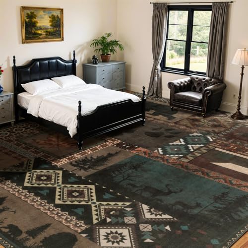 LIANLAM 9x12 Washable Area Rugs - Image 2