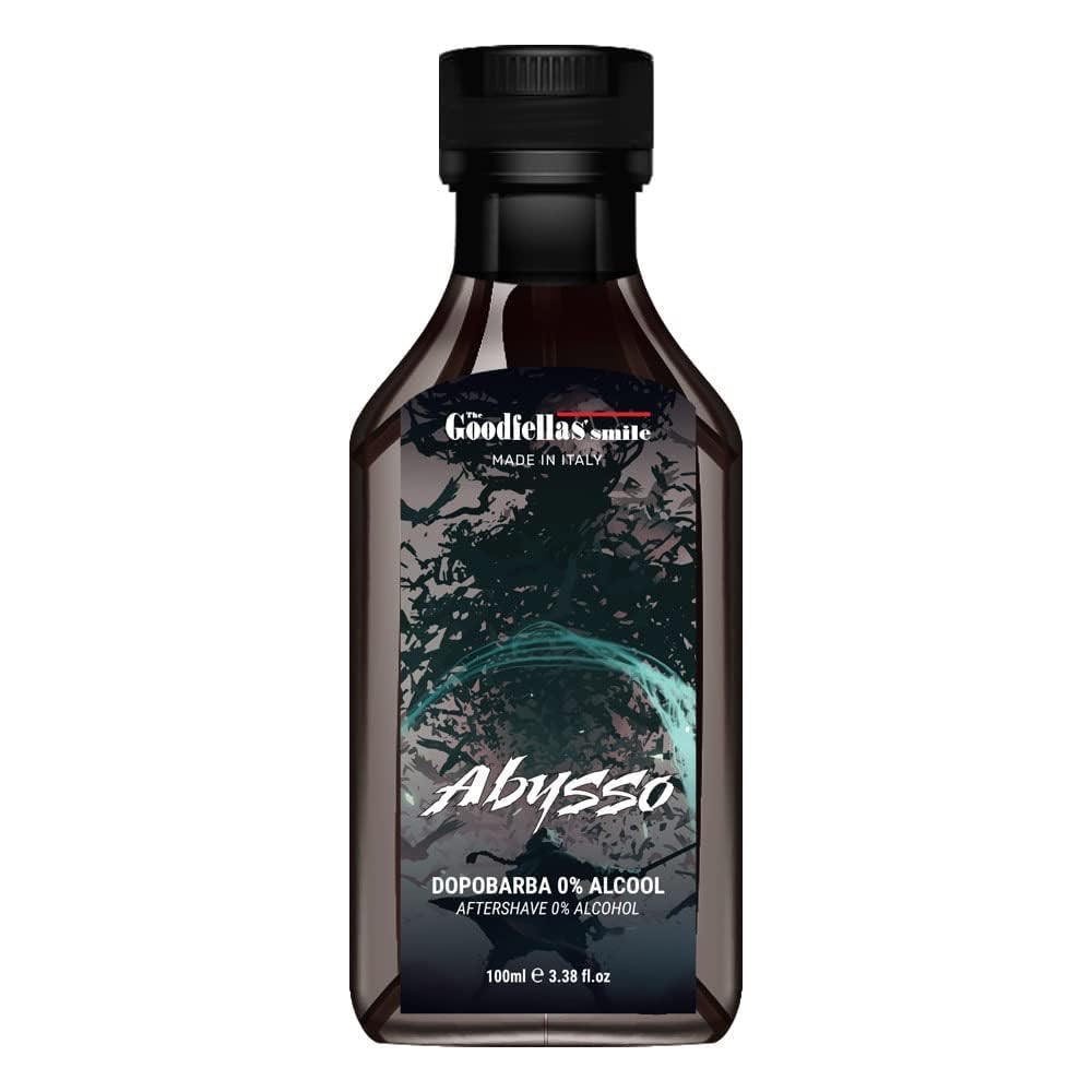 The Goodfellas' smile Soothing Alcohol-Free Aftershave Splash/Tonic, Made in Italy, 100 ml, 3.38 oz (Fresh Citrus, Floral & Oak/ABYSSO)