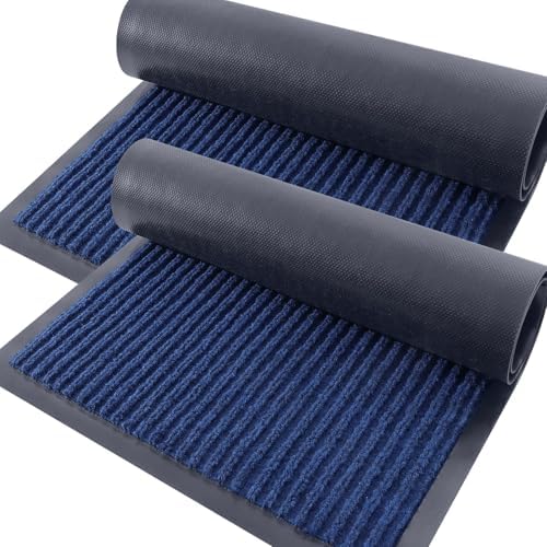 OLANLY 2-Pack Front Door Mats 71x23, Waterproof Heavy-Duty Doormats by OLANLY