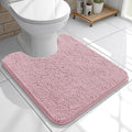 OLANLY Toilet Rugs U-Shaped 20x20, Soft Absorbent Chenille Contour Rugs by OLANLY