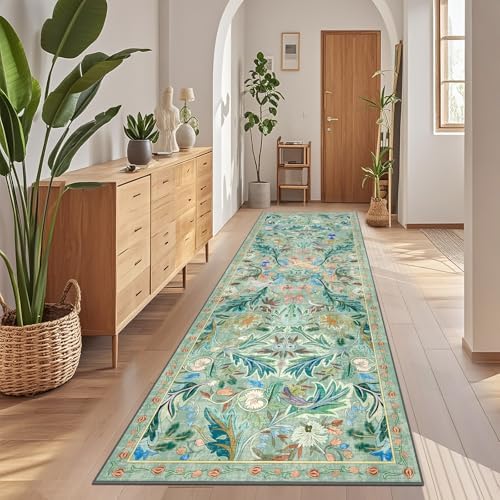 nesrt 2.6'x 8' Bird Runners for Hallway Kitchen Rug Non Slip, Long Washable - Image 4