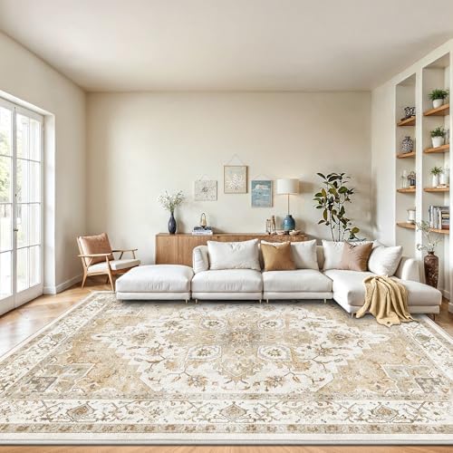 Amada Large 9x12 Washable Area Rug by AMADAHOMEFURNISHING