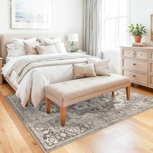 YOUFORTONG Washable 4x6 Area Rug: Vintage Soft Rugs - Image 4