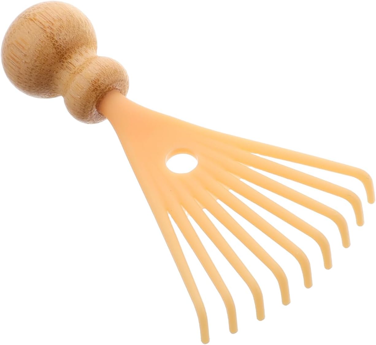 Mini Head Massager Scalp Scratcher Claw Tool Handheld Claw Scalp Massager for Deep Relaxation Stress Reduction in The Office Home Spa Beige