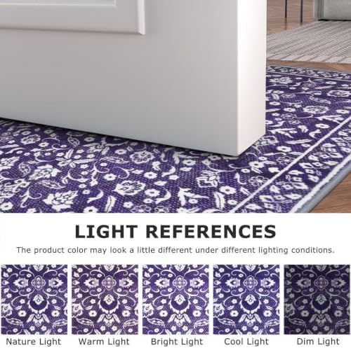 Washable Vintage 2x6 Runner Rug Non Slip Runners - Image 4