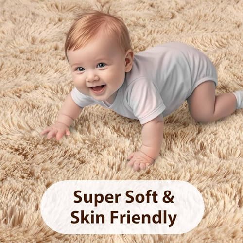 FinRèc Home 7x10 Non-Slip Fluffy Area Rugs - Image 6