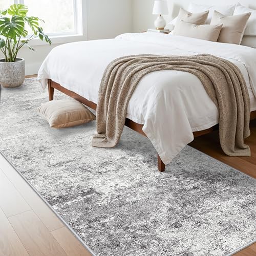 RUUGME 3x10 Washable Runner Rug: Abstract Durable Kitchen Runners Non-Slip - Image 4