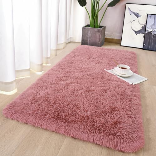 Chicrug Soft Runner Rug for Bedroom Living Room Plush Fluffy Rug 2x4 - Image 5