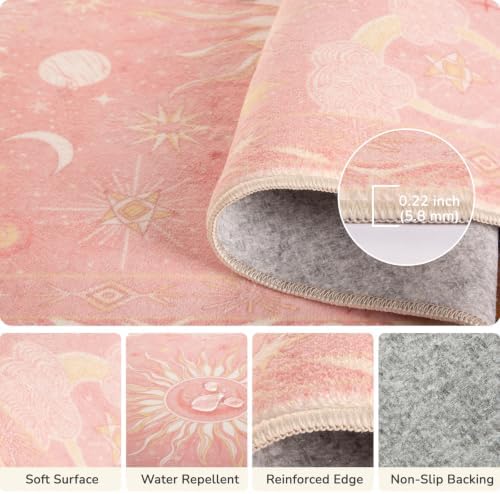 Vacuum-Friendly, 8x10 Washable Area Rug - Image 3
