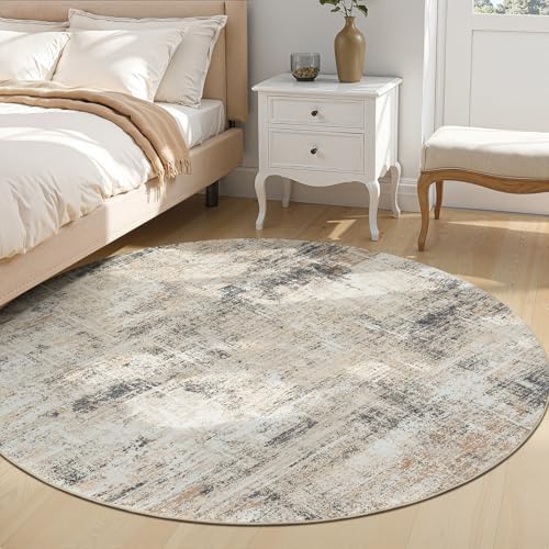 4ft Area Rug for Living Room, Abstract Washable Non-Slip Large Rugs - Image 3