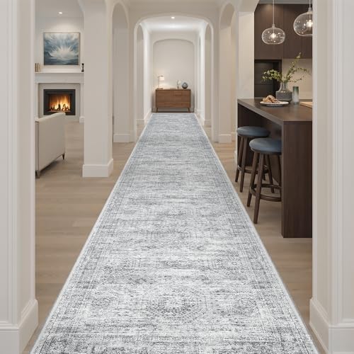 Soalmost Washable Hallway Runner Rug 3x20 Kitchen Entry Rugs Non-Slip - Image 2